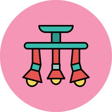 Asya yiyecek simgesinin vektör çizimi