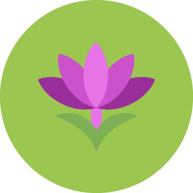 Çiçek vektör simgesi simgesi