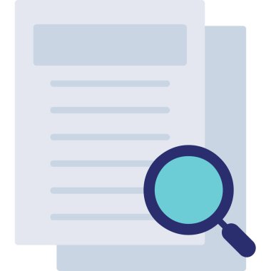 Büyüteç vektör simgesi, modern biçim