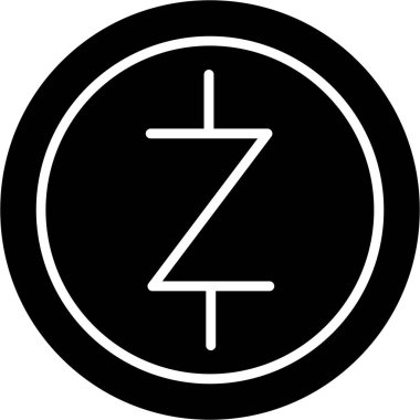 Z harfi. Web simgesi basit illüstrasyon