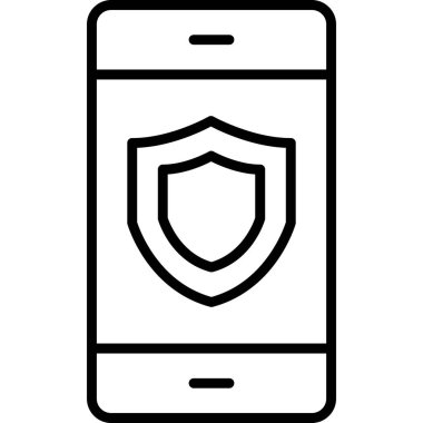 cep telefonu simgesi vektör çizimi çizimi