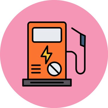 Bir pil simgesinin vektör çizimi