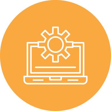 Ayarlama. Web simgesi basit illüstrasyon