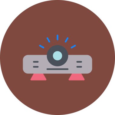 Kamera. Web simgesi basit illüstrasyon