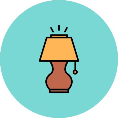 Lamba. Web simgesi basit illüstrasyon