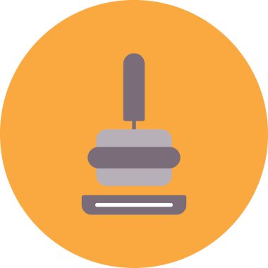 Fiş. Web simgesi basit illüstrasyon