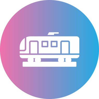 tren. Web simgesi basit tasarım