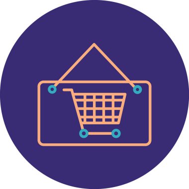 Alışveriş arabası. Basit tasarım