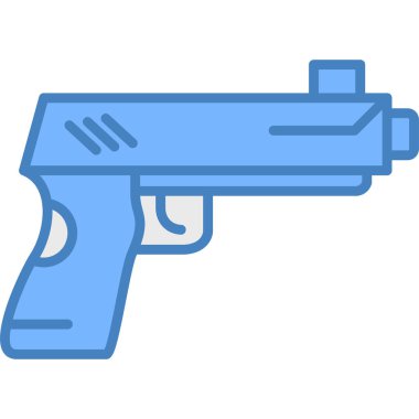 tabanca. Web simgesi basit illüstrasyon