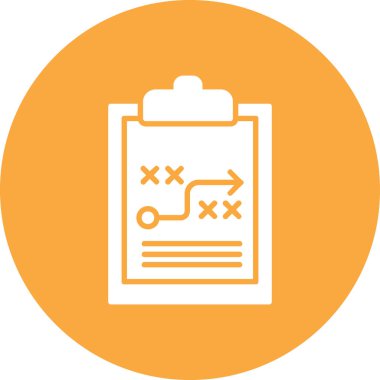 Bir belge simgesinin vektör illüstrasyonu