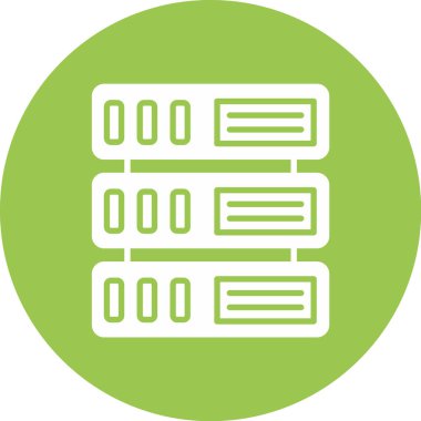 Sunucu. Web simgesi basit tasarım