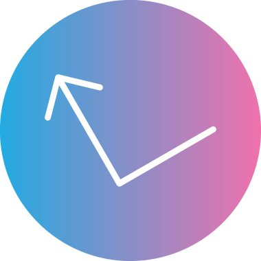 ok simgesi vektör illüstrasyonu