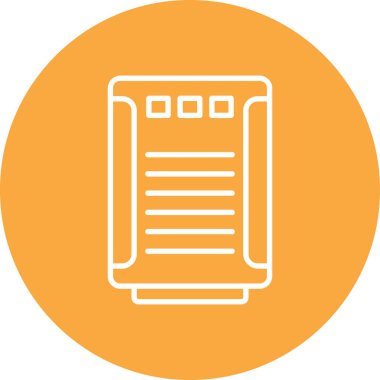 Seo simgesinin vektör illüstrasyonu