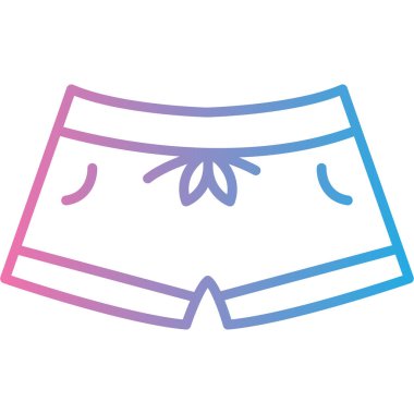 pantolon simgesi vektör illüstrasyonu