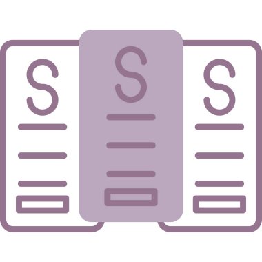 Kitap. Web simgesi basit illüstrasyon