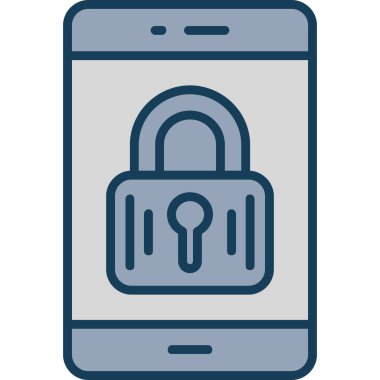 cep telefonu ikonu vektör illüstrasyonu