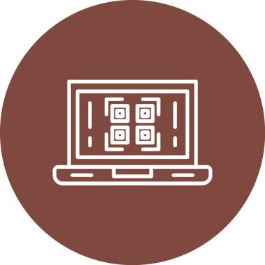 seo modern simgesinin vektör illüstrasyonu