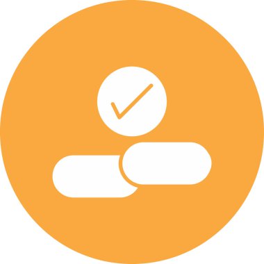 Tek bir simgenin vektör illüstrasyonu