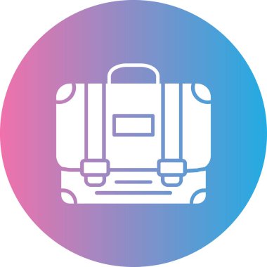 bagaj. Web simgesi basit illüstrasyon