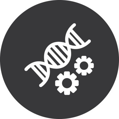 Değiştirilebilen ya da düzenlenebilen DNA vektör simgesi