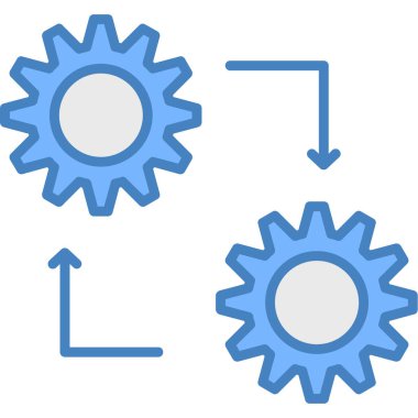 vites entegrasyonu Basit bir çizim. vektör illüstrasyonu