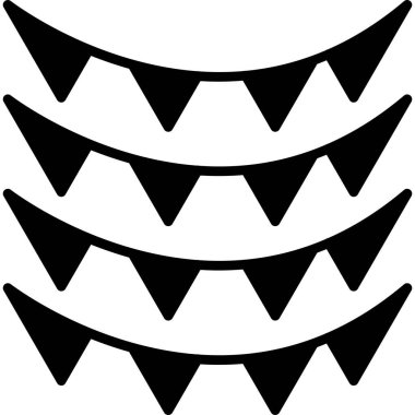 Siyah ve beyaz simgesinin vektör illüstrasyonu