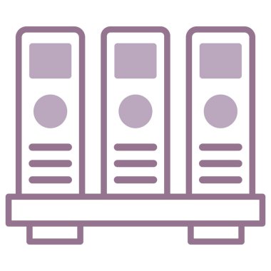 Sunucu. Web simgesi basit tasarım