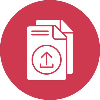 Dosya. Web simgesi basit illüstrasyon