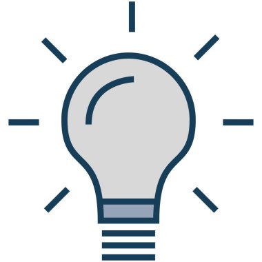 ampul ışık fikir simgesi