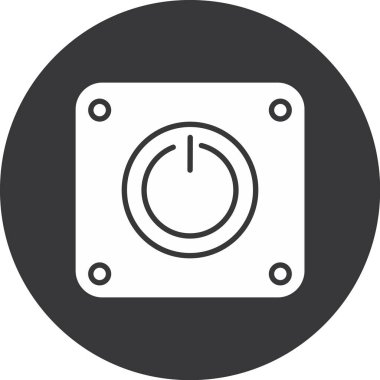 güç simgesi vektör illüstrasyonu