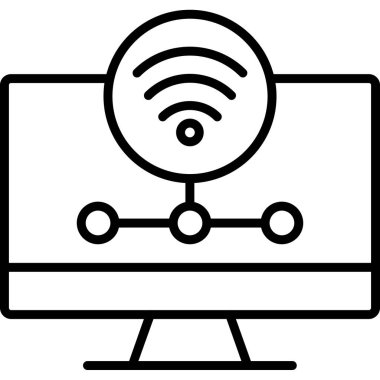 internet web vektör simgesi