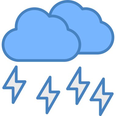 Bulut. Web simgesi basit illüstrasyon