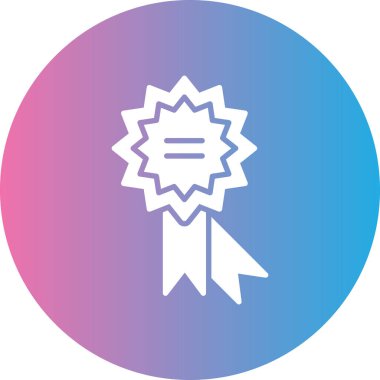 ödül simgesi, vektör illüstrasyonu beyaz arkaplanda izole edildi