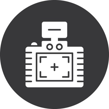 Modern b 'nin vektör illüstrasyonu insansız hava aracının ikonundan yoksun