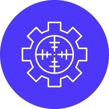 dişli simgesi vektör illüstrasyonu