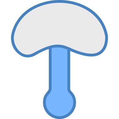 Bir mantar simgesinin vektör çizimi