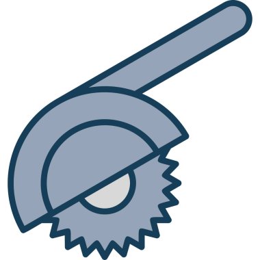 Gördüm. Web simgesi basit illüstrasyon