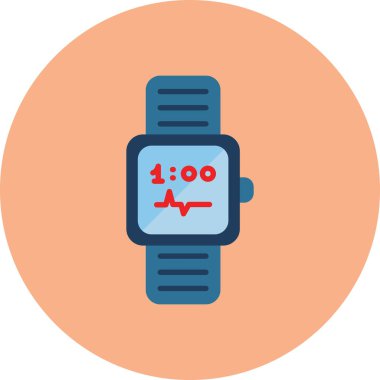 smartwatch vektör simgesi, modern biçim