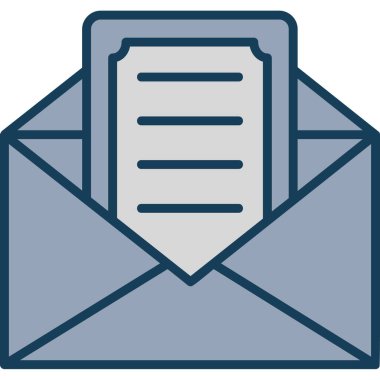 e-posta simgesi doldurulmuş özet biçimi