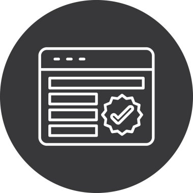 Web tasarım ikonu vektör illüstrasyonu