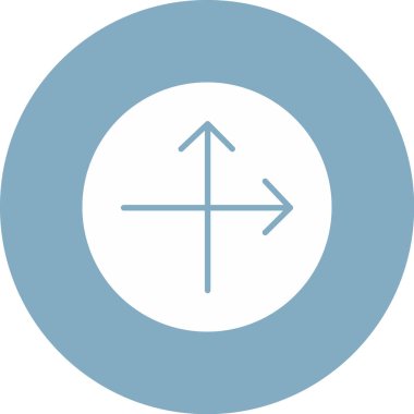 Yön ok ikonu vektör illüstrasyonu