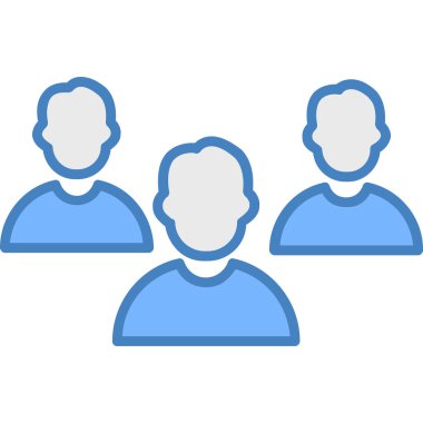 Takım grup simge vektör çizim