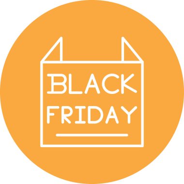 Siyah Cuma satış simgesi