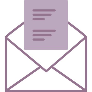 e- posta ileti vektörü simgesi