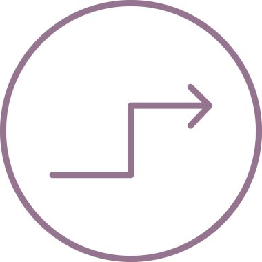 Ok. Web simgesi basit illüstrasyon