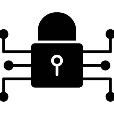 anahtar simgesi, vektör illüstrasyon tasarımı ile güvenlik kilidi