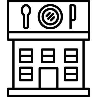 Mutfak. Web simgesi basit illüstrasyon