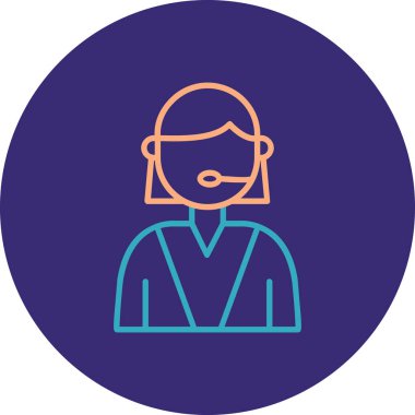 avatar simgesi vektör illüstrasyonu