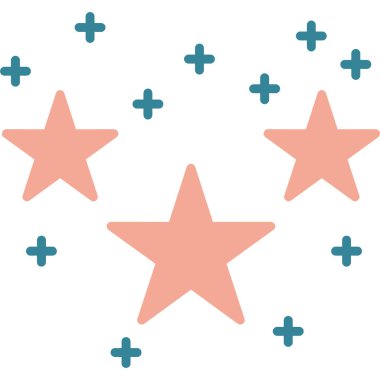 Yıldız simgesi vektör illüstrasyonu