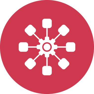 seo modern simgesinin vektör illüstrasyonu